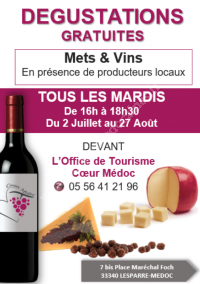 Dégustations Gratuites Mets & Vins