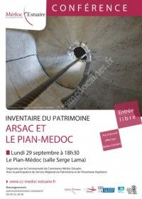 Conférence : Inventaire du Patrimoine Arsac et le Pian-Médoc