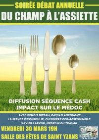 Soirée Débat Alimentation, du champ à l'assiette