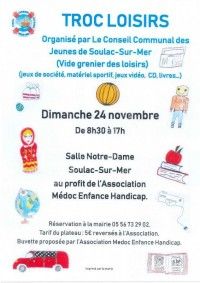 Troc Loisirs, le vide grenier des loisirs