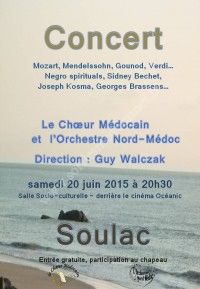 Concert du Choeur Médocain et de l'Orchestre Nord-Médoc