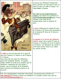 Bourse aux Vêtements de Printemps - Eté