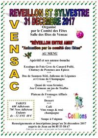 Réveillon de la Saint Sylvestre 2017
