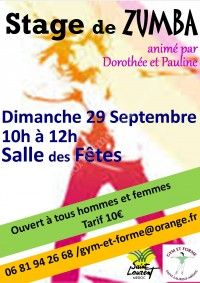 stage de zumba