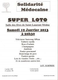 LOTO de SOLIDARITE MEDOCAINE