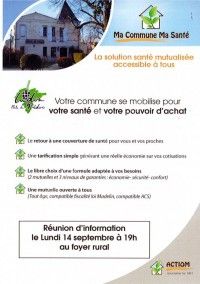 Réunion d'Information : Ma Commune, Ma Santé