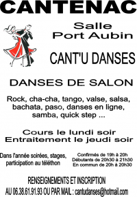Cours de danses de salon