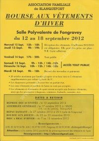 Bourse aux Vêtements