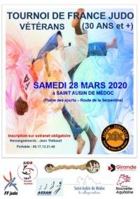 Tournoi de France Judo Vétérans