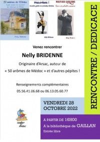 RENCONTRE / DEDICACE avec Nelly BRIDENNE