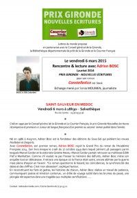 RENCONTRE LITTERAIRE