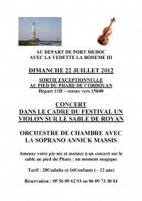 CONCERT A CORDOUAN