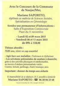 Permanence d'Informations sur 75-85 ans, Vivre un Cap Essentiel