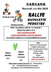 Rallye bicyclette et pédestre