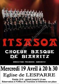 Concert Itsasoa - Choeur Basque de Biarritz