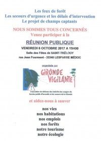 Réunion Publique : Gironde Vigilante