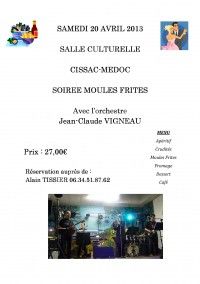 Soirée Moules - Frites