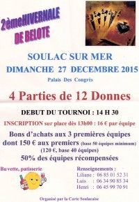 2ème Hivernale de Belote