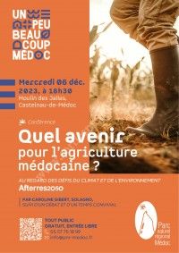 Conférence : quel avenir pour l'agriculture médocaine ?