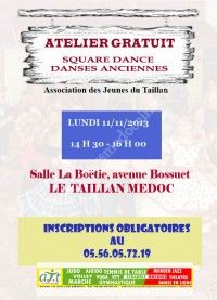 INITIATION GRATUITE SQUARE DANCE & DANSES ANCIENNES