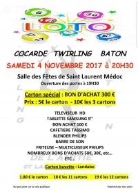 Loto cocarde Twirling-baton