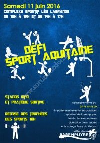 Défi Sport Aquitaine
