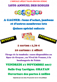 LOTO DES ECOLES