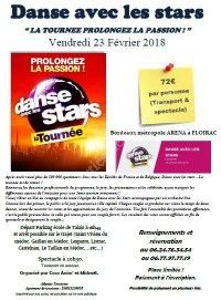 DANSE AVEC LES STARS - La Tournée - Départ du médoc en bus