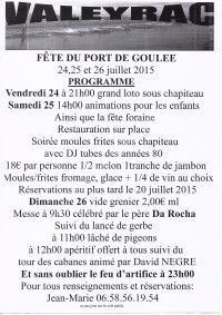 Fête du Port de Goulée 2015