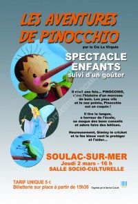 Les Aventures de Pinocchio par la Cie La Virgule