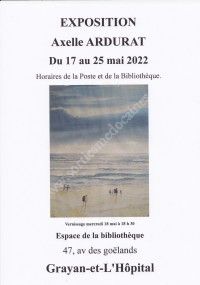 Exposition d'Axelle Ardurat