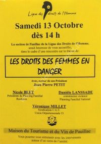 Les Droits des Femmes En Danger