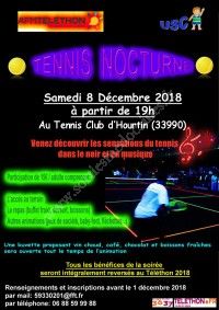 Tennis Nocturne Téléthon 2018