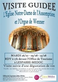 Visite guidée de l'Eglise Notre-Dame-de-l'Assomption et de l'Orgue de Wenner