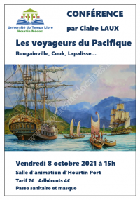 Conférence : Les voyageurs du Pacifique, Bougainville, Cook...