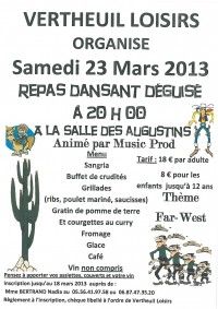 Repas dansant du Carnaval