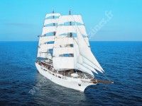 Le Sea Cloud II en escale