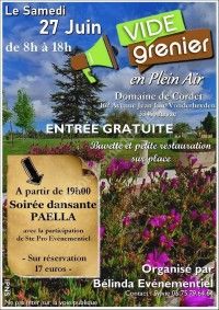 Vide grenier et soirée dansante