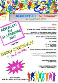 Réveillon de Saint Sylvestre 2012