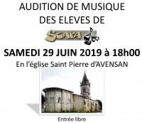 Audition de Musique