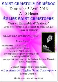 Concert Air et Ensemble d'Oratorio