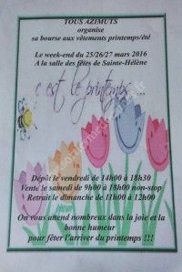 Bourse aux vêtements printemps été 2016