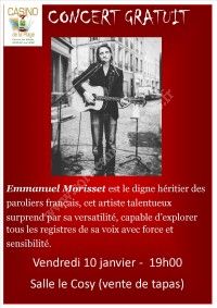 Concert gratuit - Emmanuel Morisset