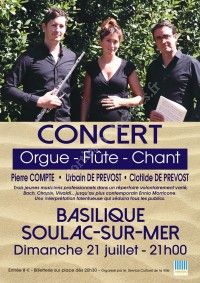 Concert orgue flûte et chant