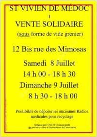 VENTE SOLIDAIRE