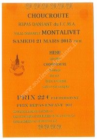 Repas Dansant Choucroute