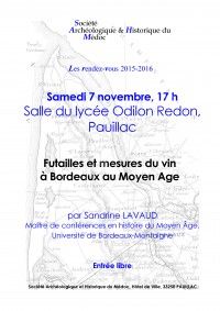 Futailles et mesures du vin à Bordeaux au Moyen Age