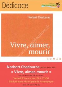 Dédicace de Norbert Chadourne