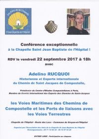 Conférence Les voies maritimes des chemins de Compostelle