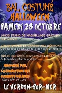 Bal costumé Halloween